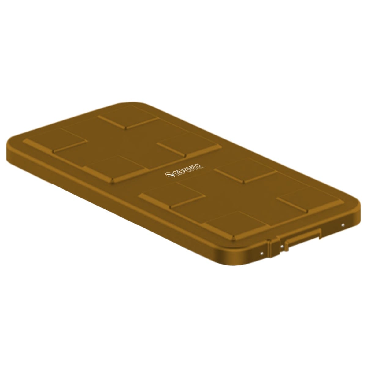 container safety lid bronze, 606 x 288 mm 1 / 1 standard model 88.623.70 – Dewimed Medizintechnik GmbH, Trays, Sterilcontainer und Zubehör