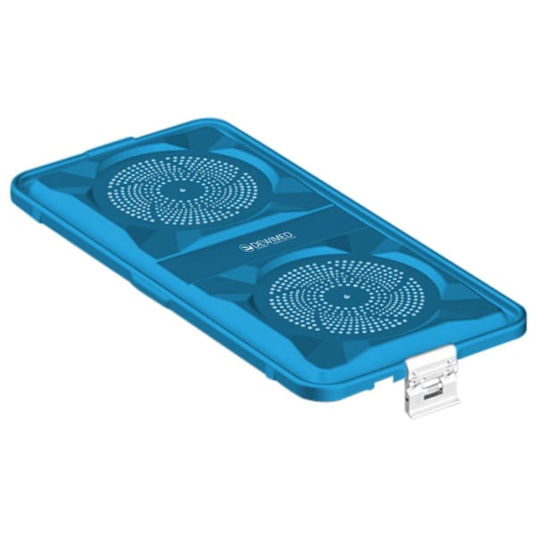 container lid blue, 585 x 285 mm 1 / 1 standard plus model perforated 88.631.23