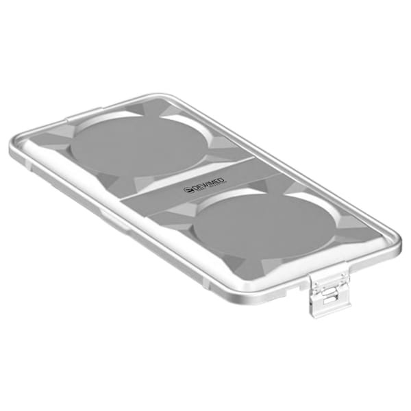 container lid grey, 585 x 285 mm 1 / 1 standard plus model non-perforated 88.631.30