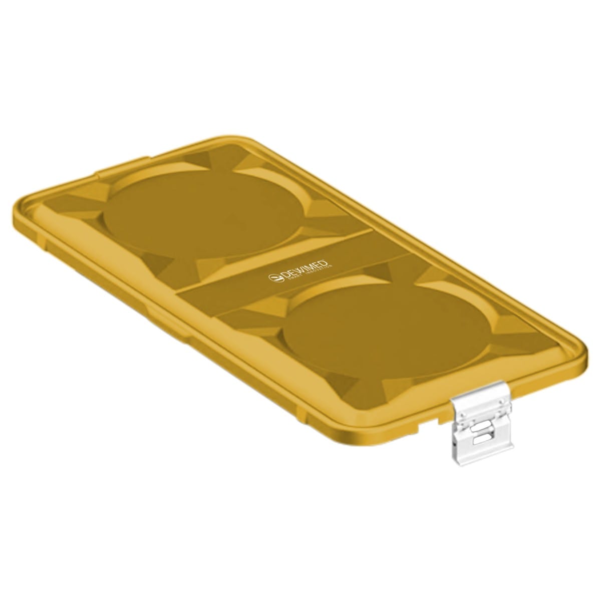 container lid yellow, 585 x 285 mm 1 / 1 standard plus model non-perforated 88.631.31 – Dewimed Medizintechnik GmbH, Sterilisationsschläuche und -beutel