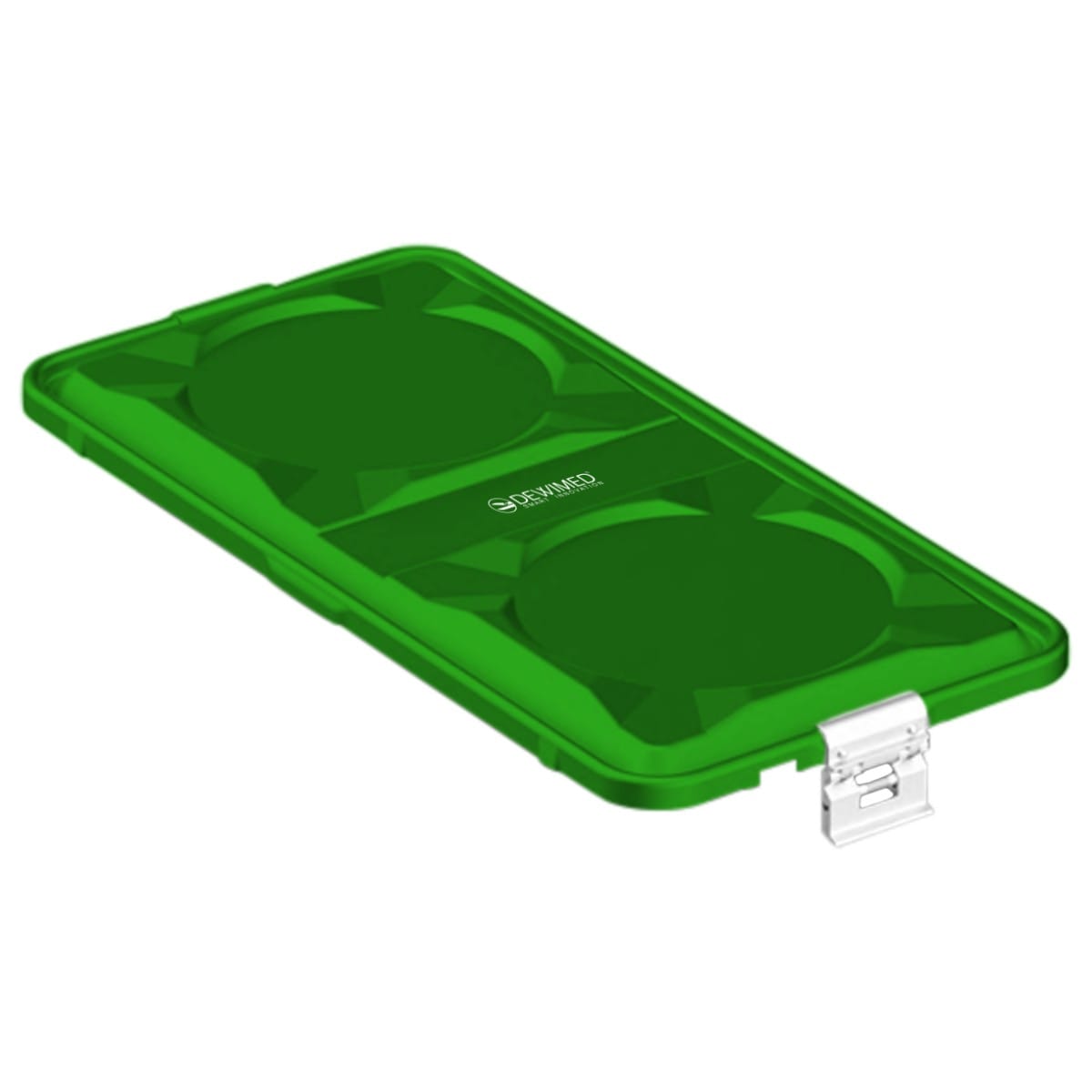 container lid green, 585 x 285 mm 1 / 1 standard plus model non-perforated 88.631.32 – Dewimed Medizintechnik GmbH, Sterilisationsschläuche und -beutel