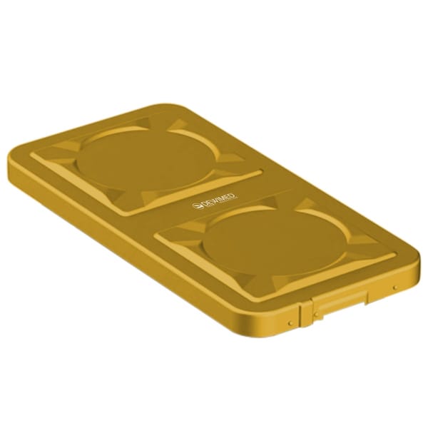 container safety lid yellow, 606 x 288 mm 1 / 1 standard plus model 88.632.31