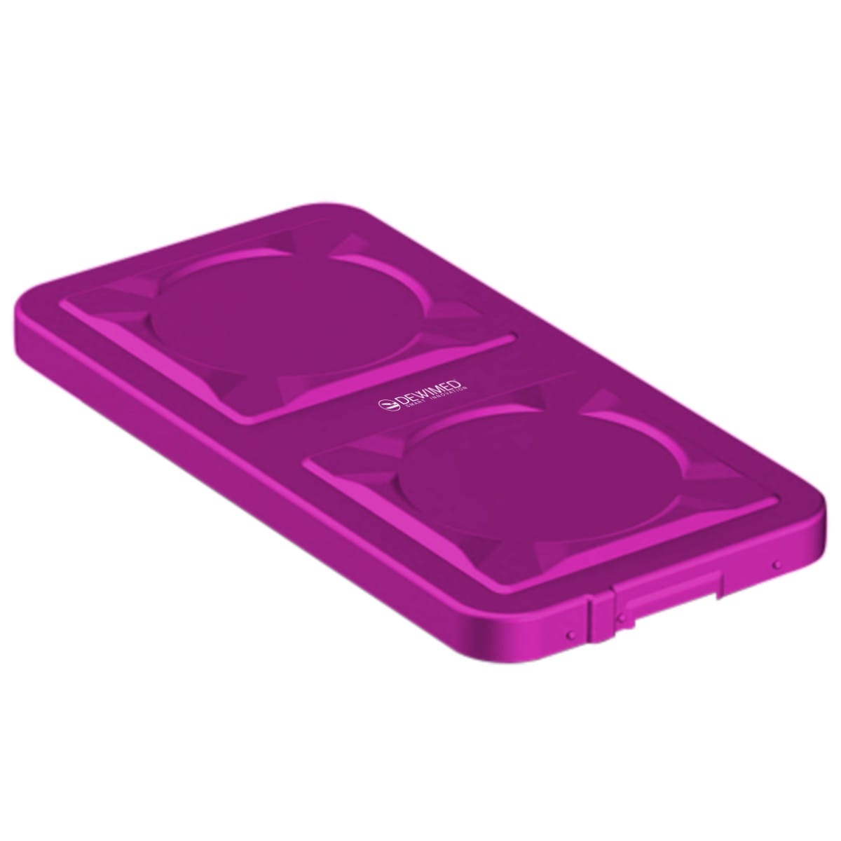 container safety lid purple, 606 x 288 mm 1 / 1 standard plus model 88.632.36 – Dewimed Medizintechnik GmbH, Trays, Sterilcontainer und Zubehör