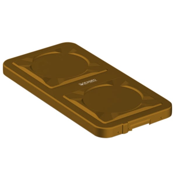 container safety lid bronze, 606 x 288 mm 1 / 1 standard plus model 88.632.37