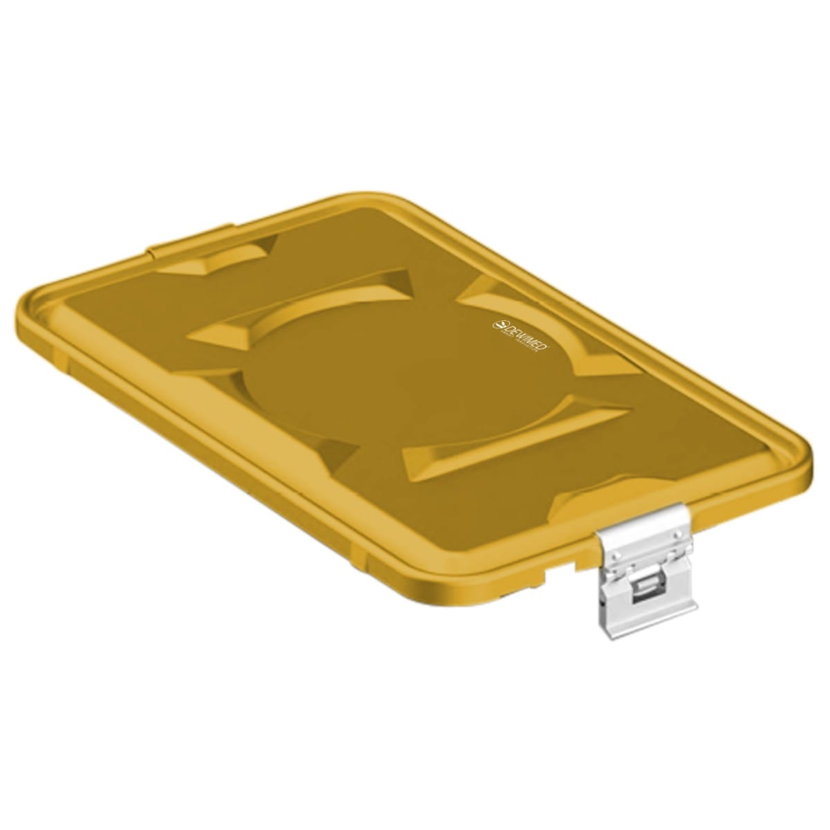 container lid yellow, 460 x 285 mm 3 / 4 standard plus model non-perforated 88.633.21 – Dewimed Medizintechnik GmbH, Trays, Sterilcontainer und Zubehör