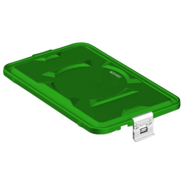container lid green, 460 x 285 mm 3 / 4 standard plus model non-perforated 88.633.22