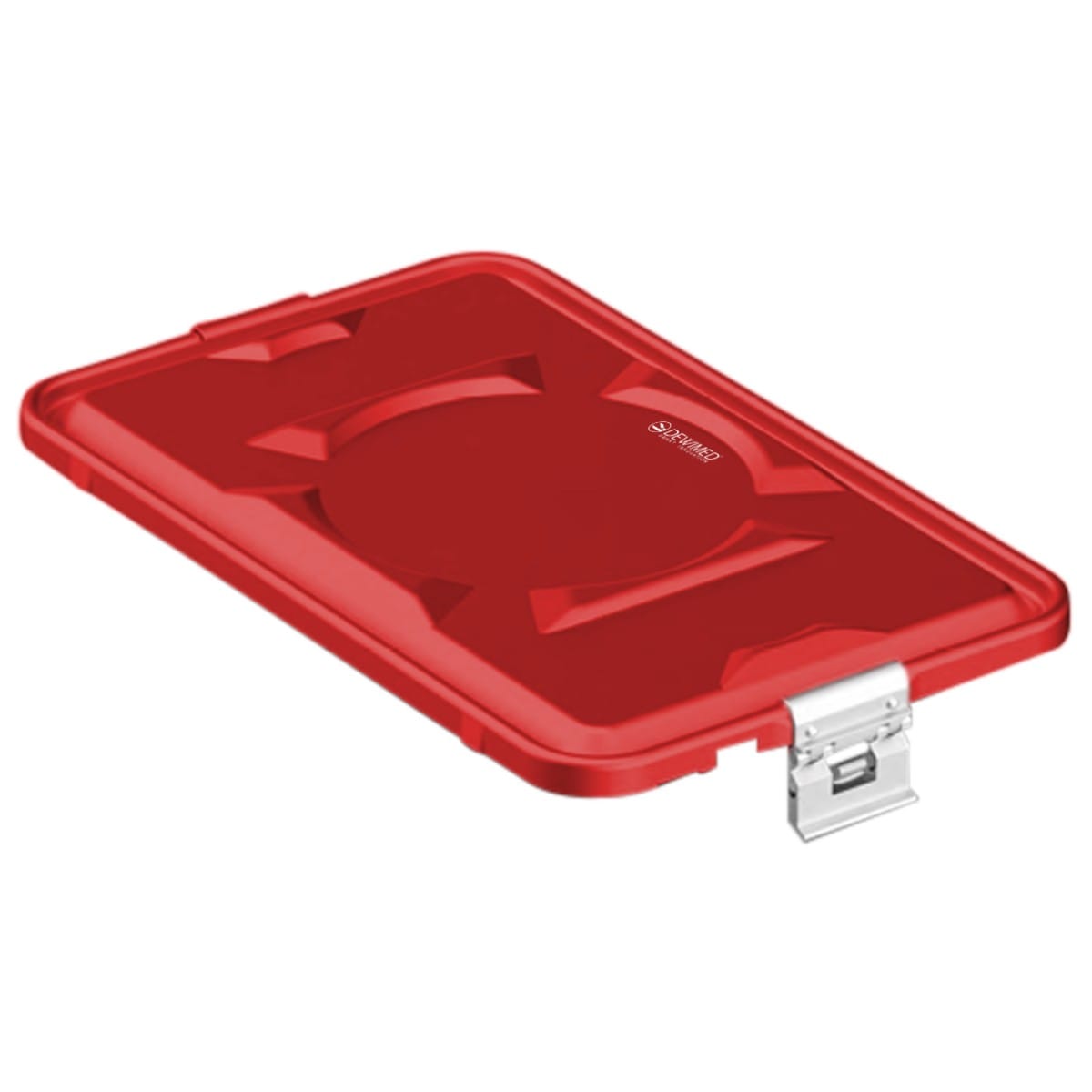 container lid red, 460 x 285 mm 3 / 4 standard plus model non-perforated 88.633.24 – Dewimed Medizintechnik GmbH, Trays, Sterilcontainer und Zubehör