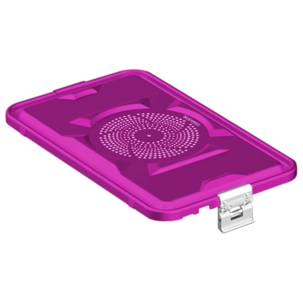 container lid purple, 460 x 285 mm 3 / 4 standard plus model perforated 88.633.46