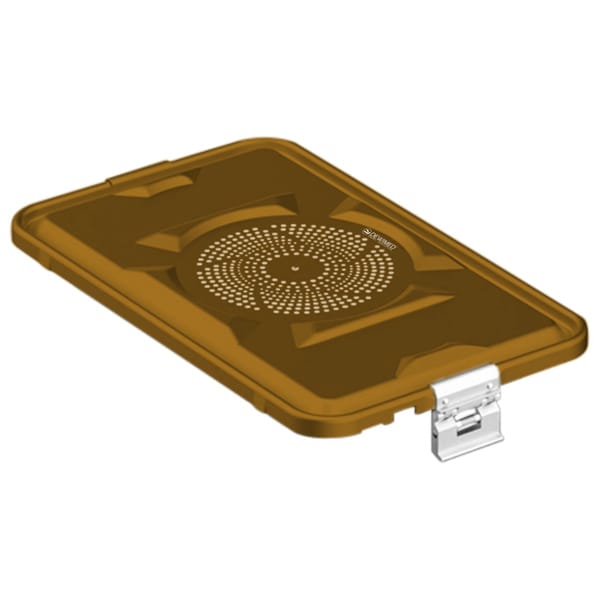 container lid bronze, 460 x 285 mm 3 / 4 standard plus model perforated 88.633.47