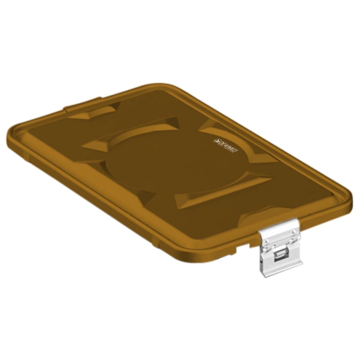 container lid bronze, 460 x 285 mm 3 / 4 standard plus model non-perforated 88.633.49 – Dewimed Medizintechnik GmbH, Trays, Sterilcontainer und Zubehör