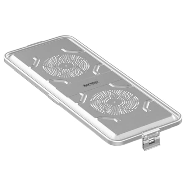 container lid grey, 710 x 285 mm extra long standard plus model perforated 88.633.70