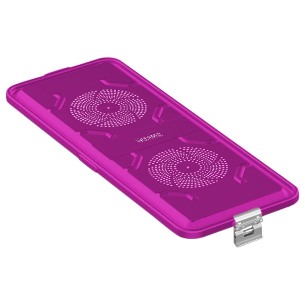 container lid purple, 710 x 285 mm extra long standard plus model perforated 88.633.76 – Dewimed Medizintechnik GmbH, Sterilisationsschläuche und -beutel