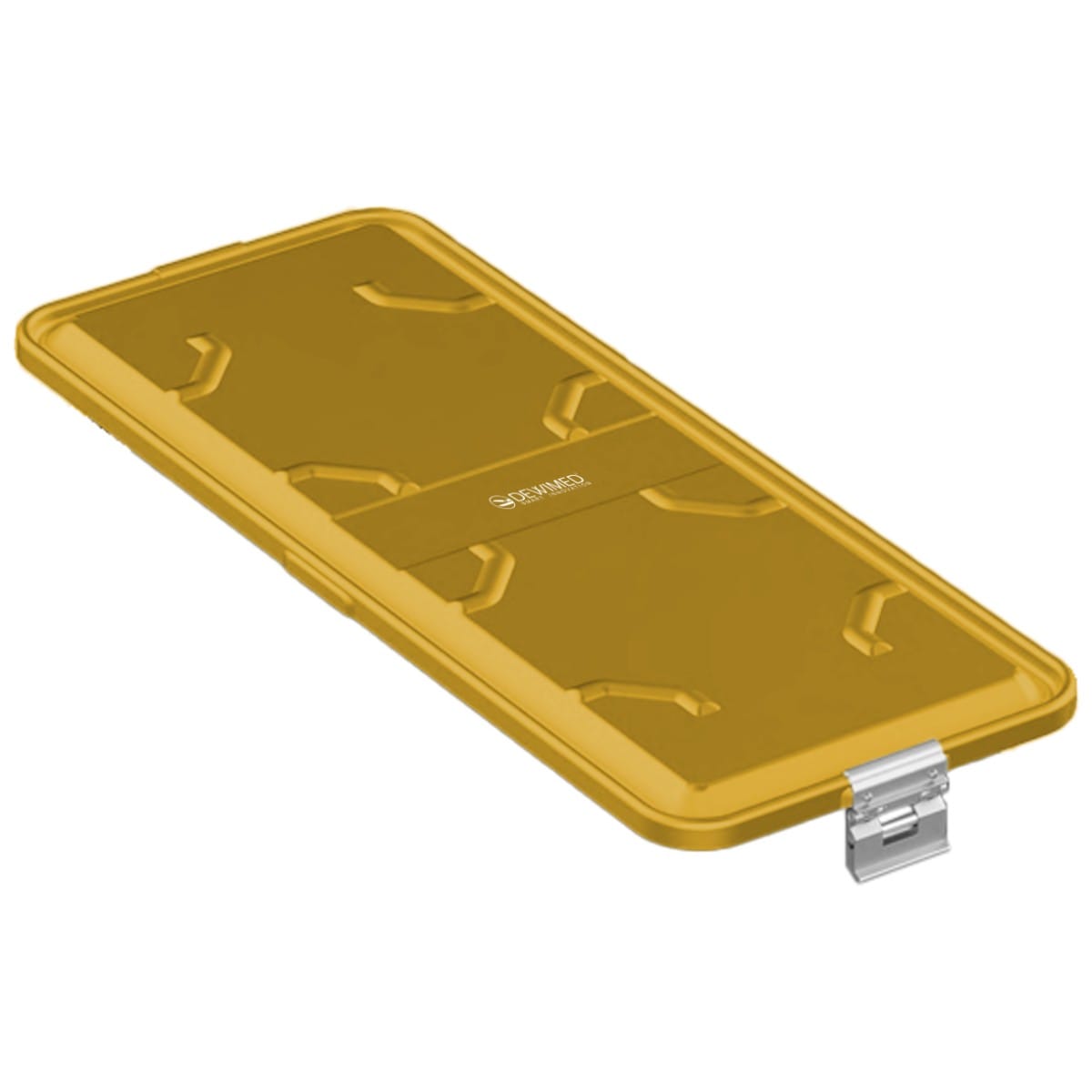 container lid yellow, 710 x 285 mm extra long standard plus model non-perforated 88.633.81 – Dewimed Medizintechnik GmbH, Sterilisationsschläuche und -beutel