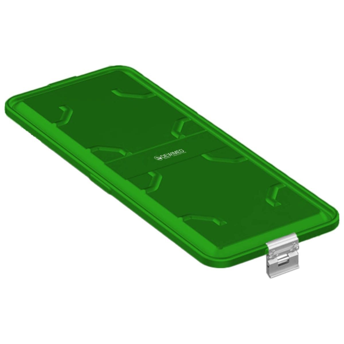 container lid green, 710 x 285 mm extra long standard plus model non-perforated 88.633.82 – Dewimed Medizintechnik GmbH, Sterilisationsschläuche und -beutel