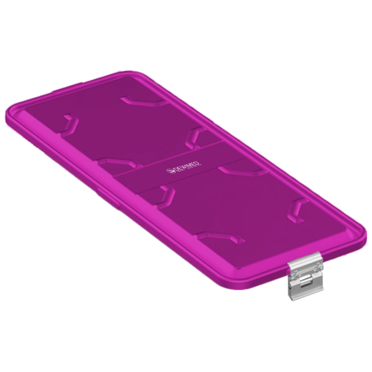 container lid purple, 710 x 285 mm extra long standard plus model non-perforated 88.633.86 – Dewimed Medizintechnik GmbH, Sterilisationsschläuche und -beutel