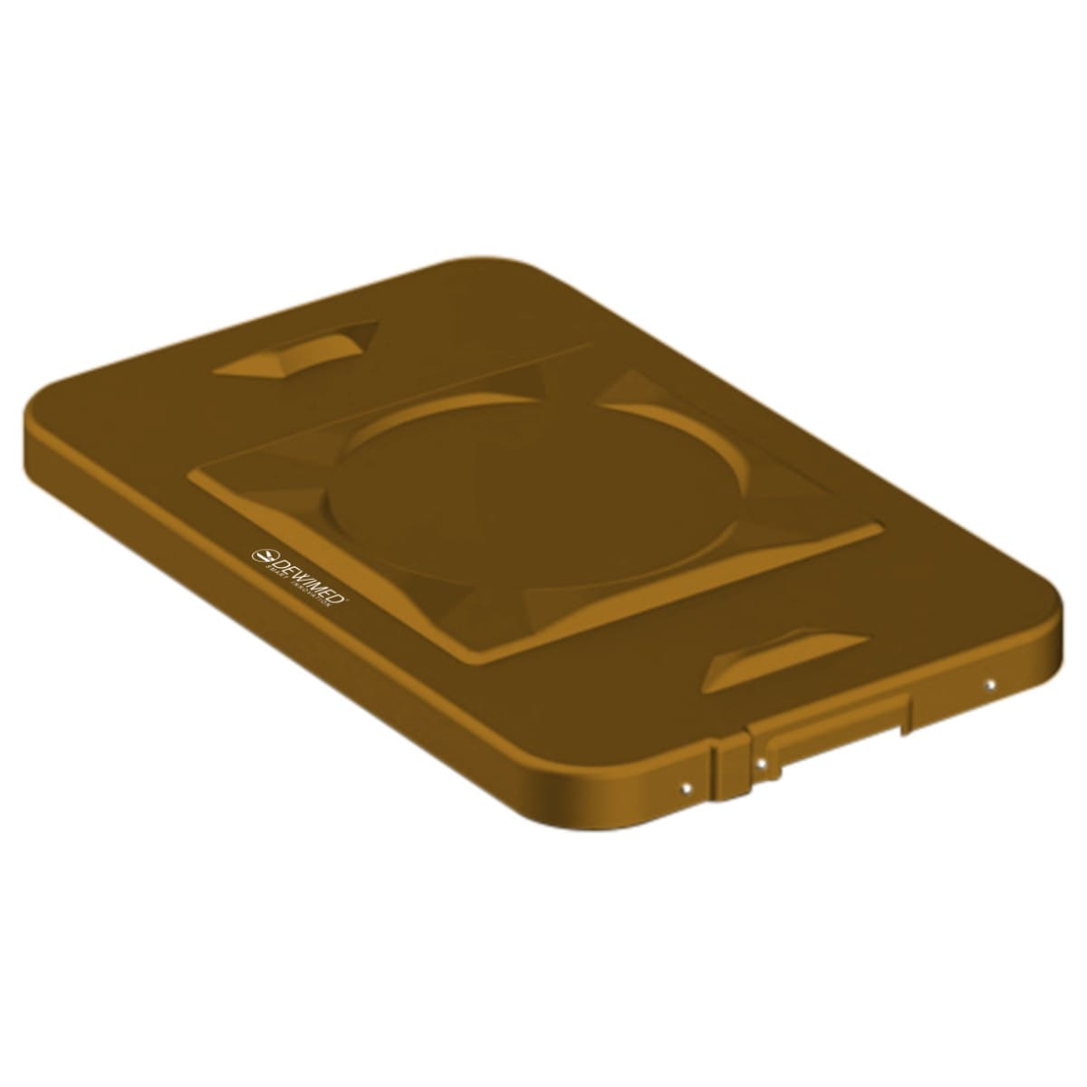 container safety lid bronze, 483 x 290 mm 3 / 4 standard plus model 88.634.17 – Dewimed Medizintechnik GmbH, Trays, Sterilcontainer und Zubehör