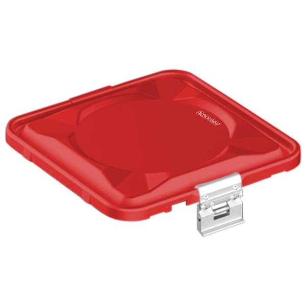 container lid red, 295 x 280 mm 1 / 2 standard plus model non-perforated 88.636.24