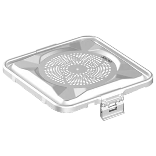 container lid grey, 295 x 280 mm 1 / 2 standard plus model perforated 88.636.30