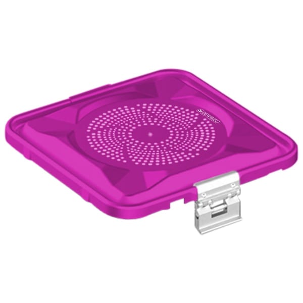 container lid purple, 295 x 280 mm 1 / 2 standard plus model perforated 88.636.36