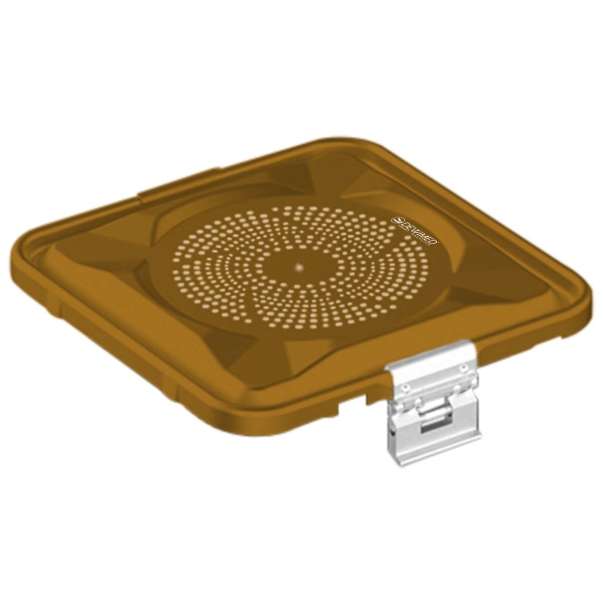 container lid bronze, 295 x 280 mm 1 / 2 standard plus model perforated 88.636.37 – Dewimed Medizintechnik GmbH, Sterilisationsschläuche und -beutel