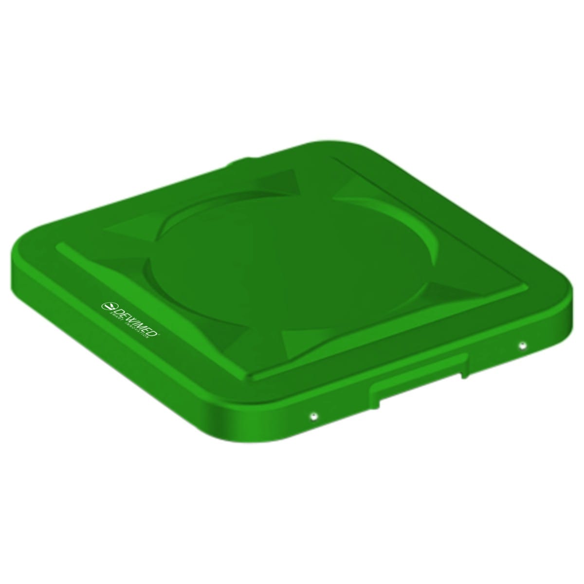 container safety lid green, 317 x 285 mm 1 / 2 standard plus model 88.637.02 – Dewimed Medizintechnik GmbH, Sterilisationsschläuche und -beutel