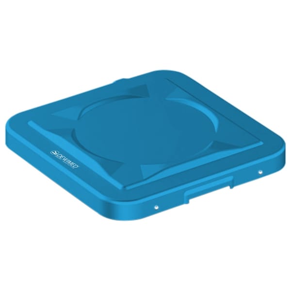 container safety lid blue, 317 x 285 mm 1 / 2 standard plus model 88.637.03