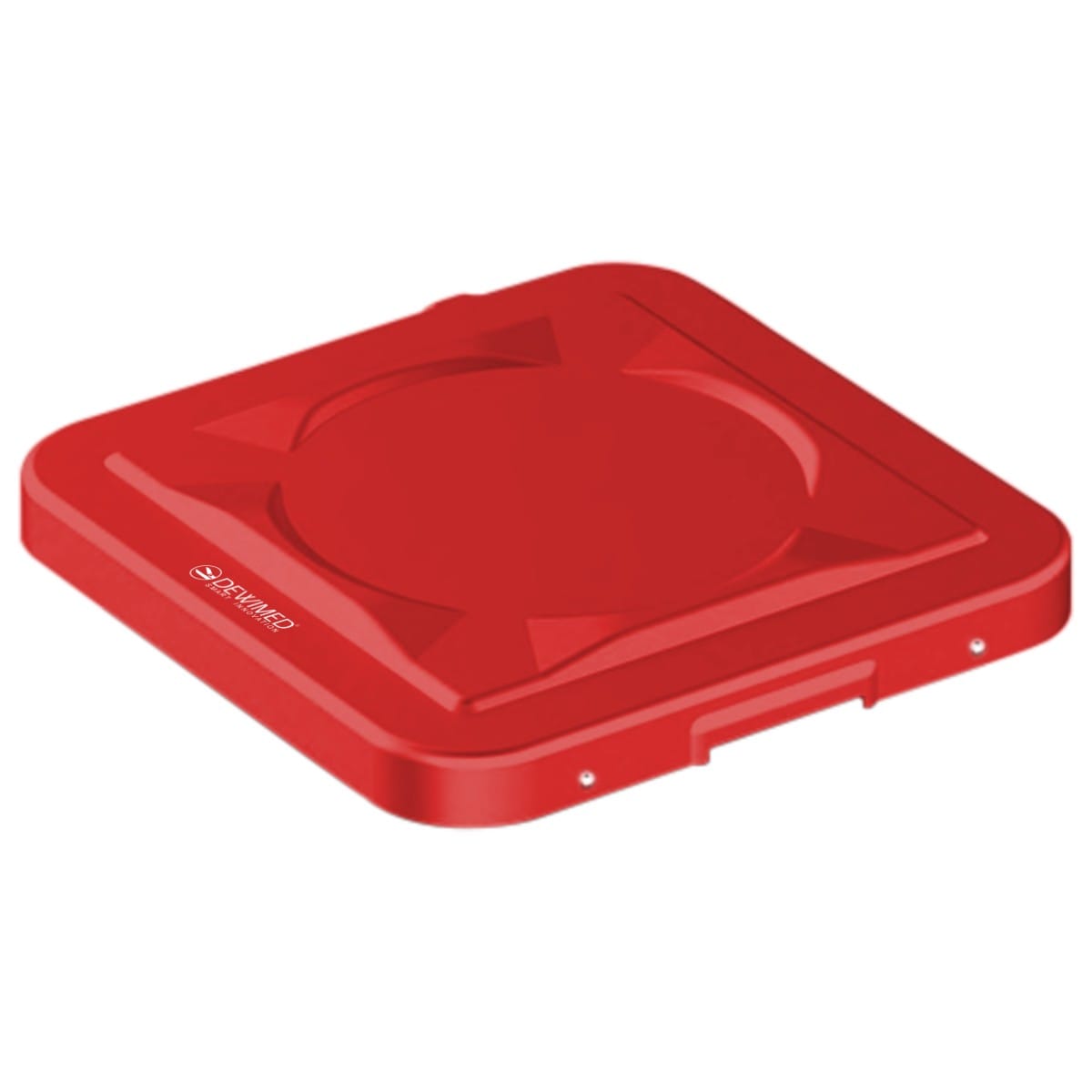 container safety lid red, 317 x 285 mm 1 / 2 standard plus model 88.637.04 – Dewimed Medizintechnik GmbH, Sterilisationsschläuche und -beutel