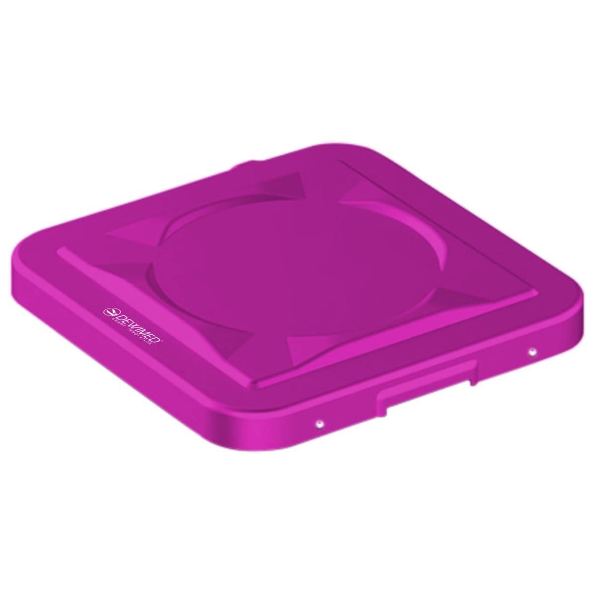 container safety lid purple, 317 x 285 mm 1 / 2 standard plus model 88.637.06 – Dewimed Medizintechnik GmbH, Trays, Sterilcontainer und Zubehör