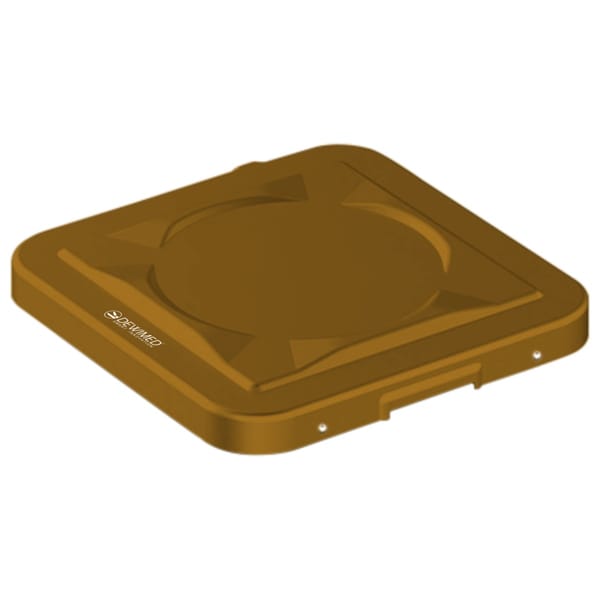 container safety lid bronze, 317 x 285 mm 1 / 2 standard plus model 88.637.07