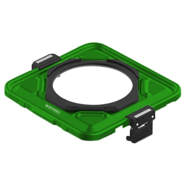 container lid green, 312 x 280 mm 1 / 2 window model 88.663.20D