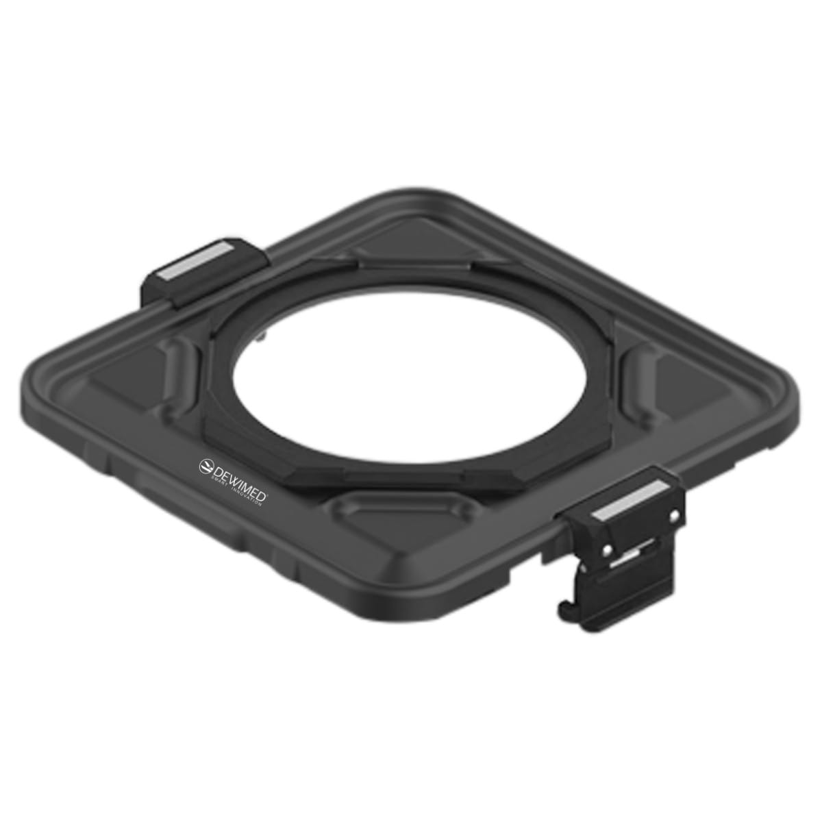 container lid black, 312 x 280 mm 1 / 2 window model 88.663.50D – Dewimed Medizintechnik GmbH, Trays, Sterilcontainer und Zubehör