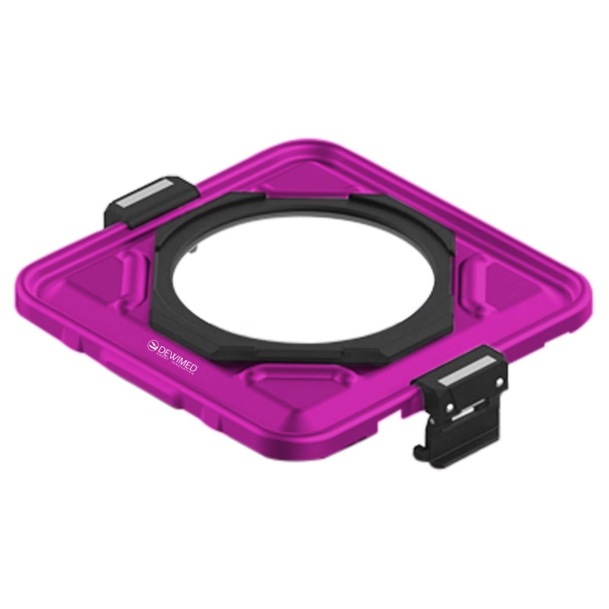 container lid purple, 312 x 280 mm 1 / 2 window model 88.663.60D – Dewimed Medizintechnik GmbH, Trays, Sterilcontainer und Zubehör