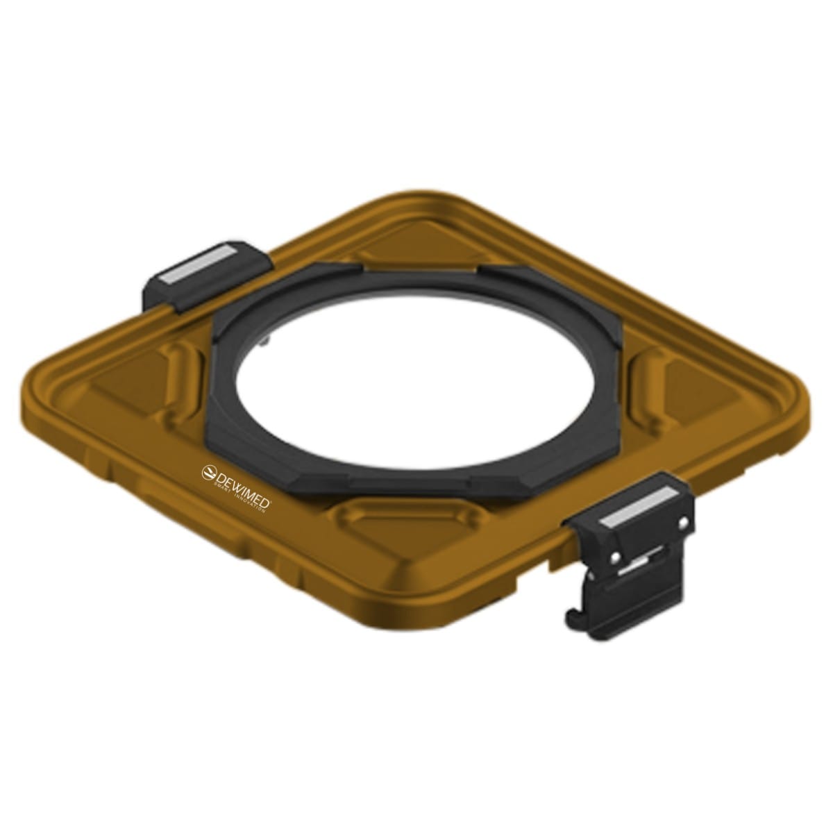 container lid bronze, 312 x 280 mm 1 / 2 window model 88.663.70D – Dewimed Medizintechnik GmbH, Trays, Sterilcontainer und Zubehör