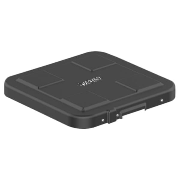 container safety lid black, 317 x 285 mm 1 / 2 standard model 88.670.50