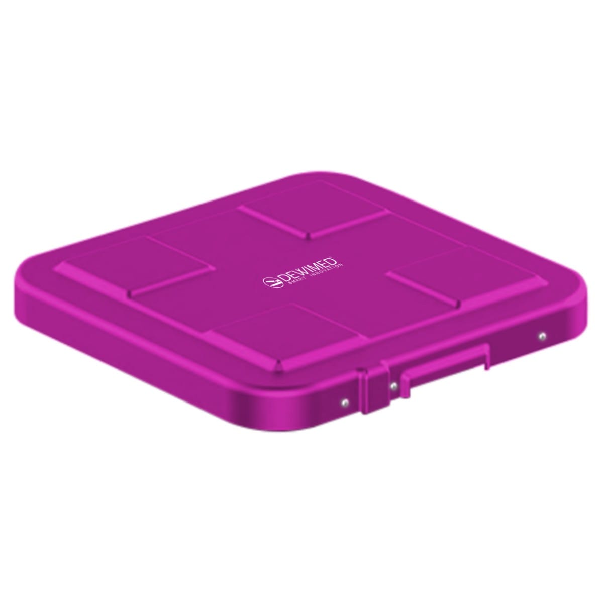 container safety lid purple, 317 x 285 mm 1 / 2 standard model 88.670.60 – Dewimed Medizintechnik GmbH, Trays, Sterilcontainer und Zubehör