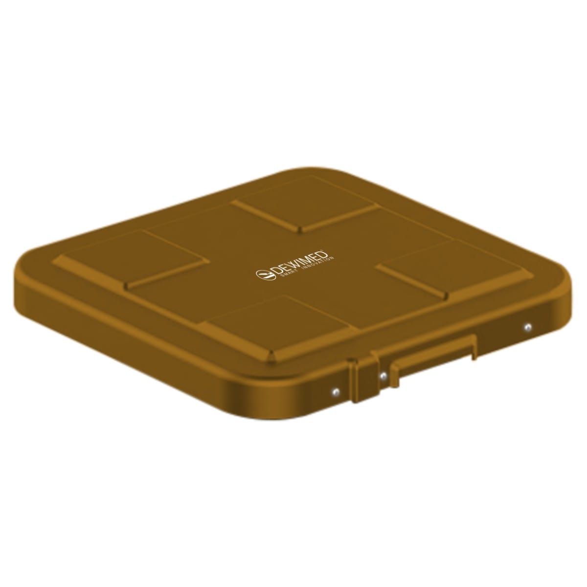 container safety lid bronze, 317 x 285 mm 1 / 2 standard model 88.670.70 – Dewimed Medizintechnik GmbH, Trays, Sterilcontainer und Zubehör