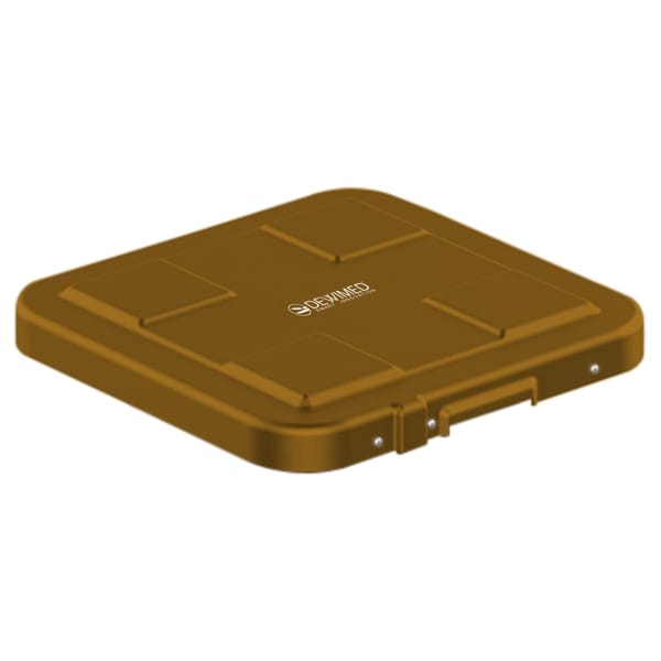 container safety lid bronze, 317 x 285 mm 1 / 2 standard model 88.670.70