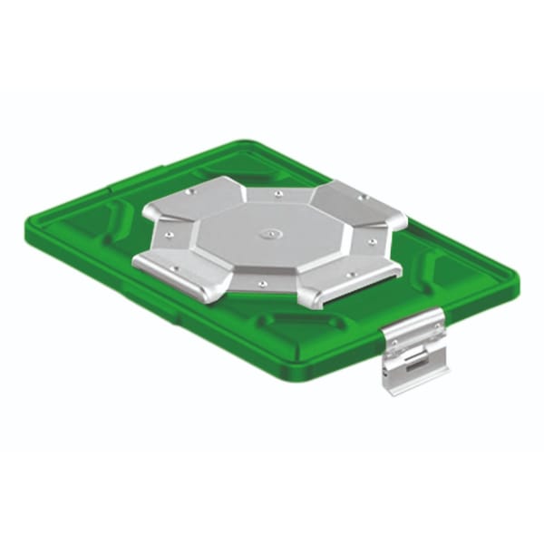 container lid green, 365 x 255 mm large dental bio barrier model 88.716.82