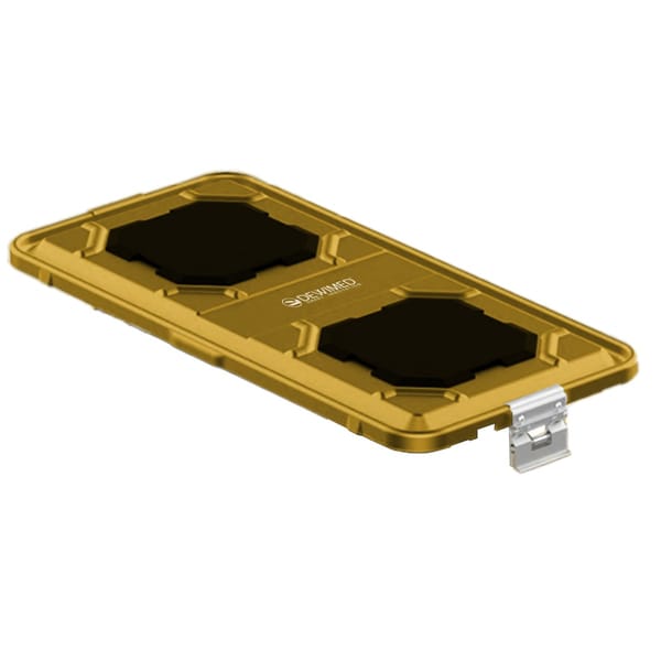 container lid yellow, 585 x 285 mm 1 / 1 b3 barrier model with ppsu biostop system 88.812.10B