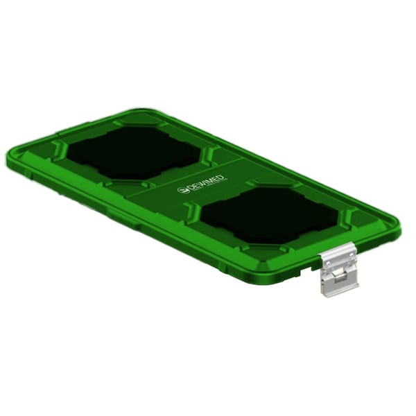 container lid green, 585 x 285 mm 1 / 1 b3 barrier model with ppsu biostop system 88.812.20B