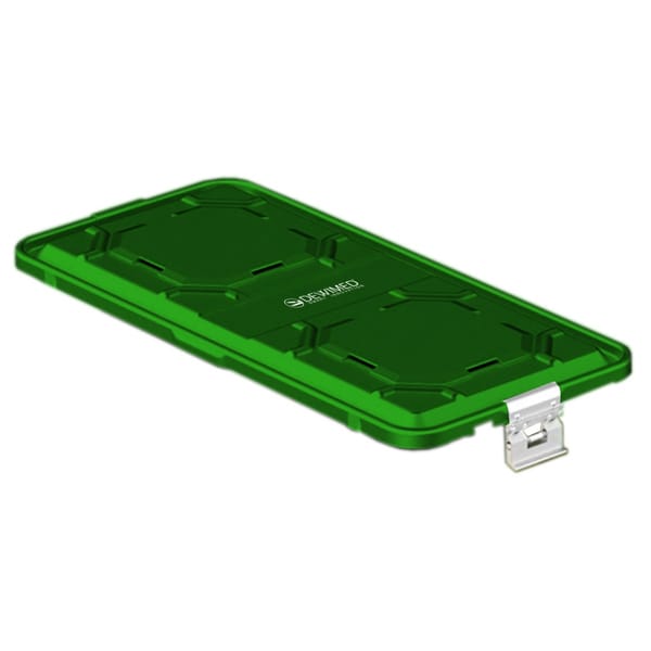 container lid green, 585 x 285 mm 1 / 1 b3 barrier model with aluminium biostop system 88.812.20BA