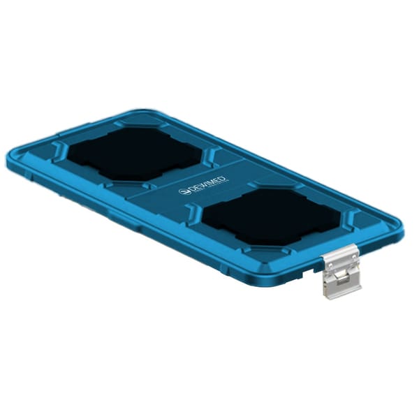 container lid blue, 585 x 285 mm 1 / 1 b3 barrier model with ppsu biostop system 88.812.30B