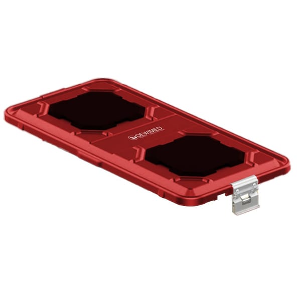 container lid red, 585 x 285 mm 1 / 1 b3 barrier model with valve system 88.812.40V