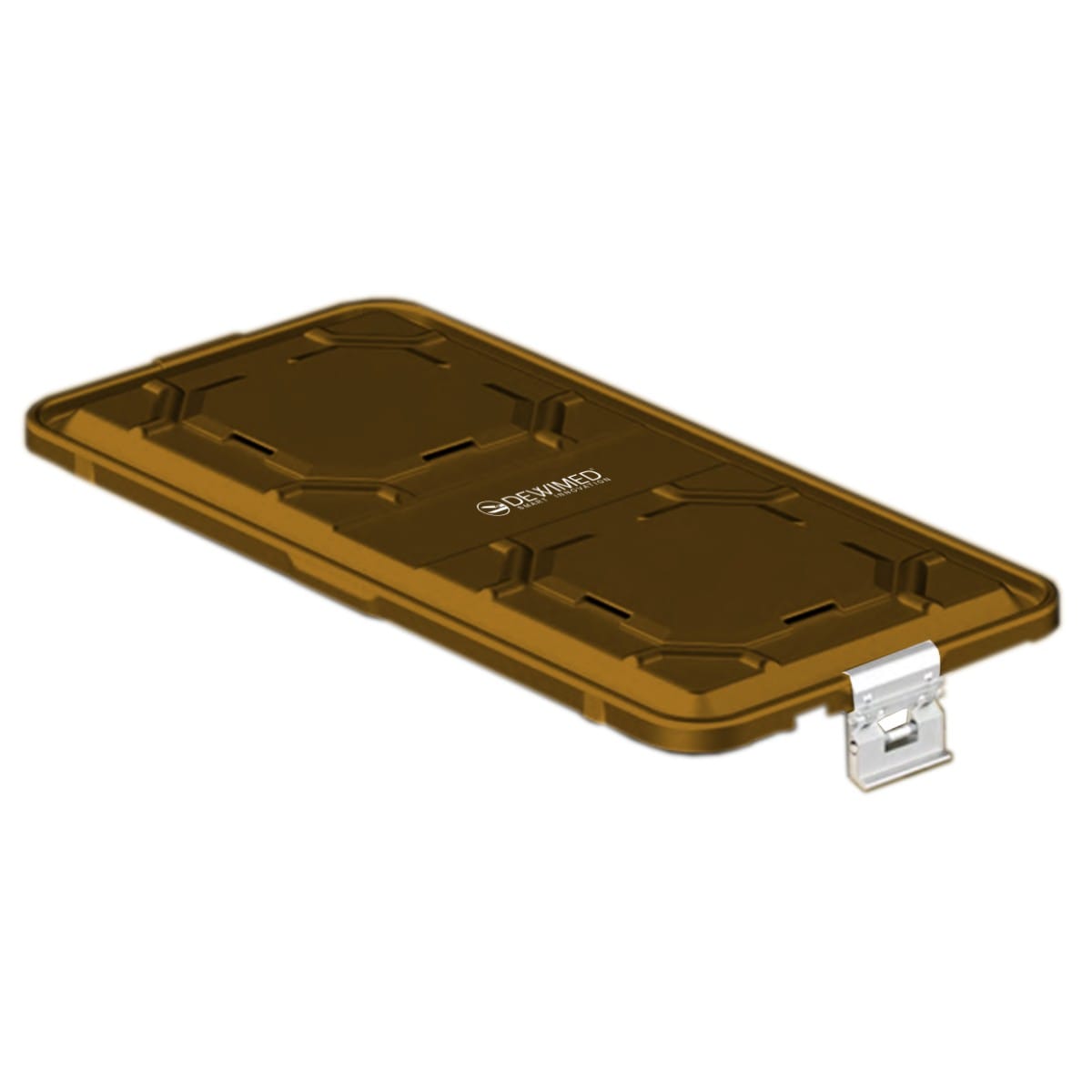 container lid bronze, 585 x 285 mm 1 / 1 b3 barrier model with aluminium biostop system 88.812.70BA – Dewimed Medizintechnik GmbH, Sterilisationsschläuche und -beutel