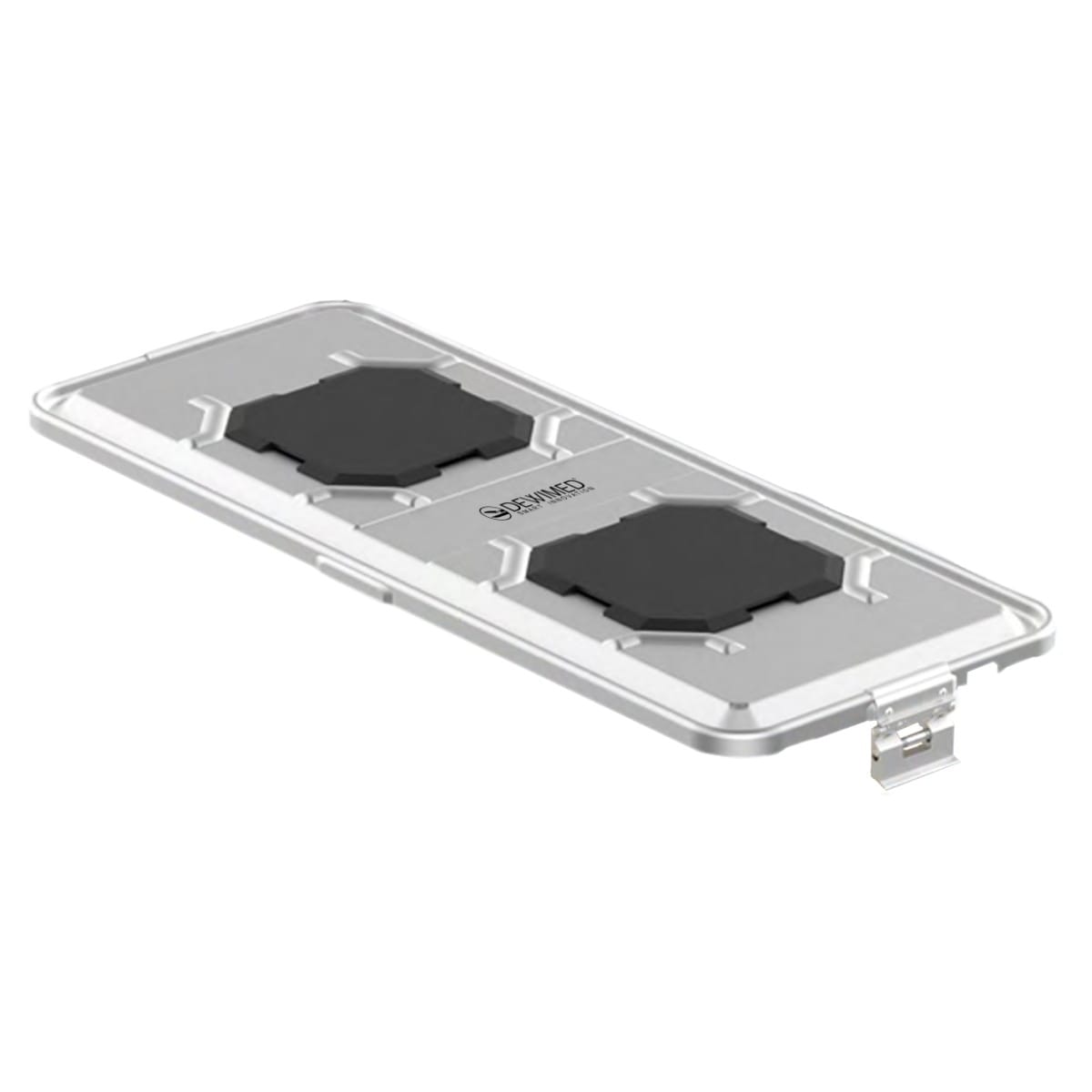 container lid grey, 710 x 285 mm extra long b3 barrier model with ppsu biostop system 88.821.20B – Dewimed Medizintechnik GmbH, Trays, Sterilcontainer und Zubehör
