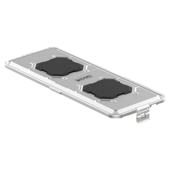 container lid grey, 710 x 285 mm extra long b3 barrier model with valve system 88.821.20V
