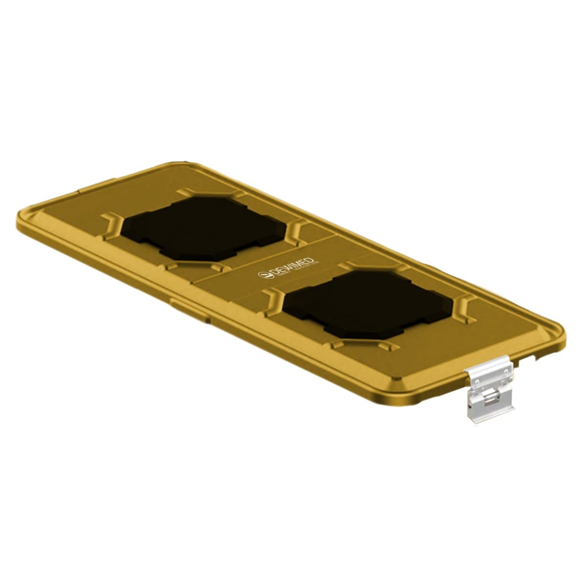 container lid yellow, 710 x 285 mm extra long b3 barrier model with ptfe system 88.821.21P – Dewimed Medizintechnik GmbH, Sterilisationsschläuche und -beutel