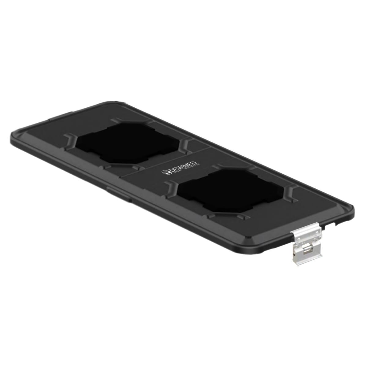 container lid black, 710 x 285 mm extra long b3 barrier model with valve system 88.821.25V – Dewimed Medizintechnik GmbH, Trays, Sterilcontainer und Zubehör