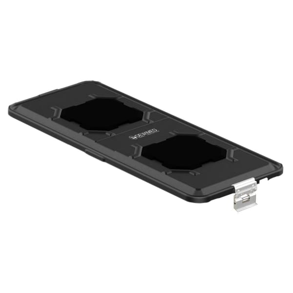container lid black, 710 x 285 mm extra long b3 barrier model with valve system 88.821.25V