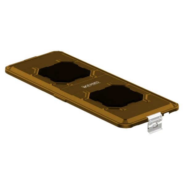 container lid bronze, 710 x 285 mm extra long b3 barrier model with valve system 88.821.27V